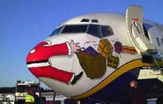 Santa Catches a Plane